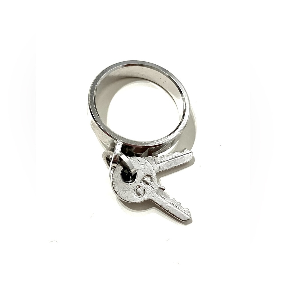 Dior Vintage Hardcore Safety Pin Star Key Ring Set - Picture 6 of 10